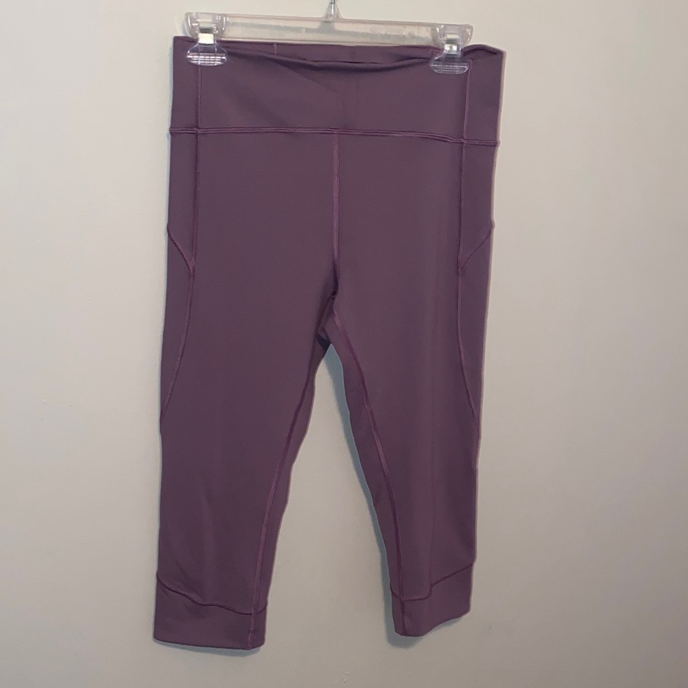 lululemon athletica Purple Capri Leggings